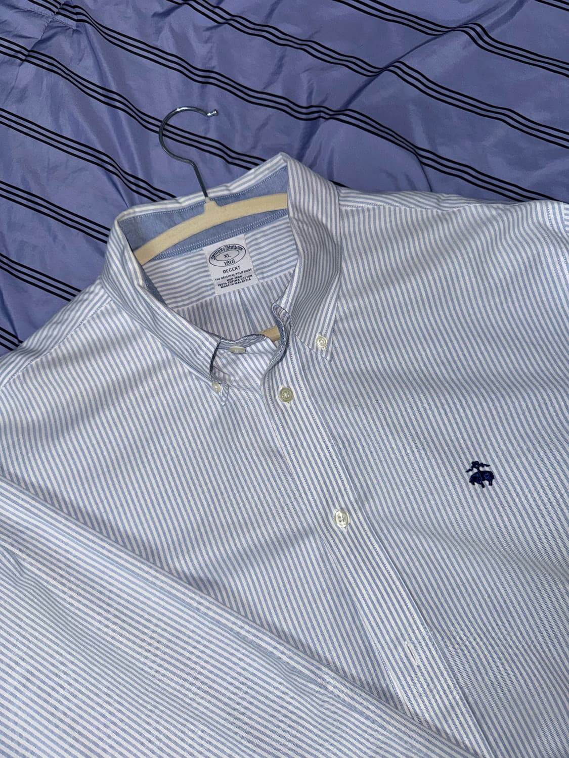 브룩스브라더스 스트라이프 리젠트 와이셔츠 상품이미지2