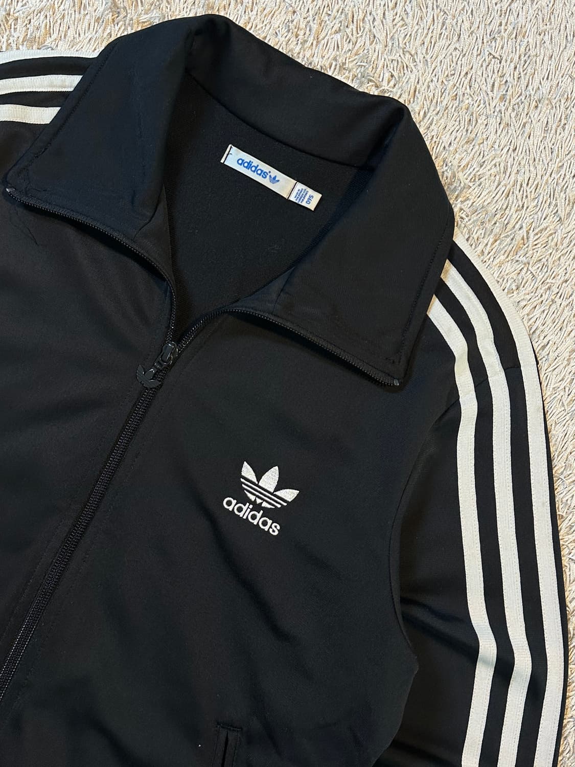 아디다스 ADIDAS 파이어버드 빅로고 트랙탑 져지 블랙 상품이미지2