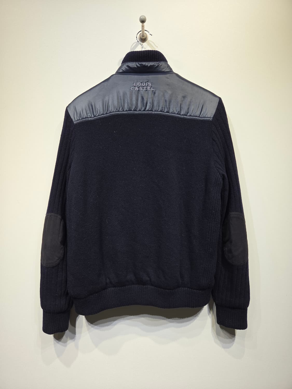 루이까스텔 울혼방 하이브리드 누빔 니트 집업 상품이미지6