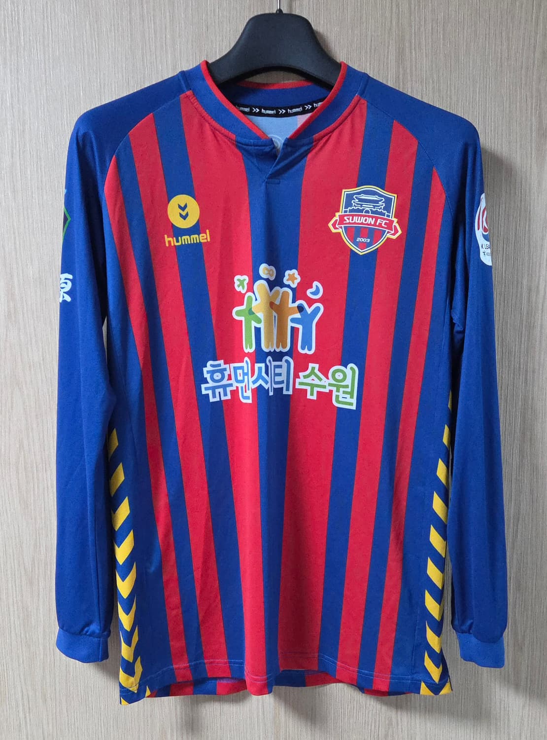 (착샷) 수원FC 긴팔 유니폼 져지 험멜 상품이미지1