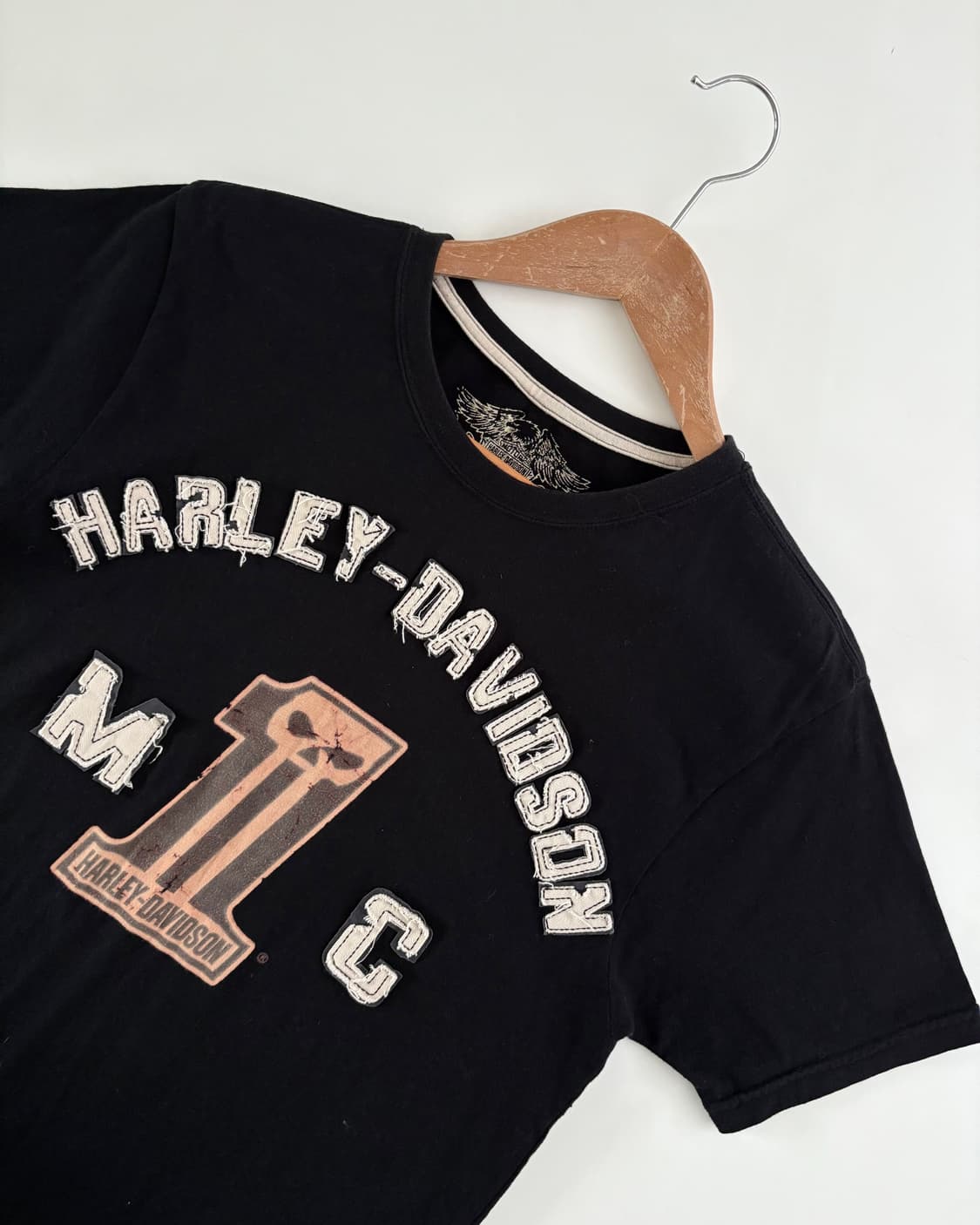 Harley-Davidson 할리데이비슨 블랙로고 반팔 티셔츠 상품이미지3