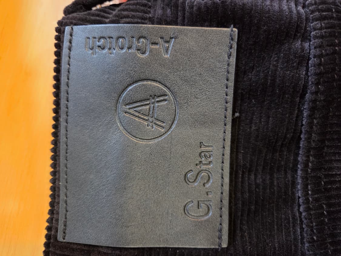 G-STAR 블랙 코듀로이 바지 골덴 면바지(W34/L32)택없음/디피용 상품이미지6