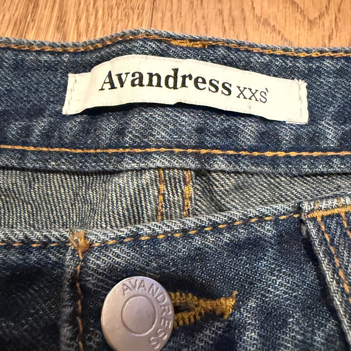 어반드레스 더블 니 데님팬츠 상품이미지3