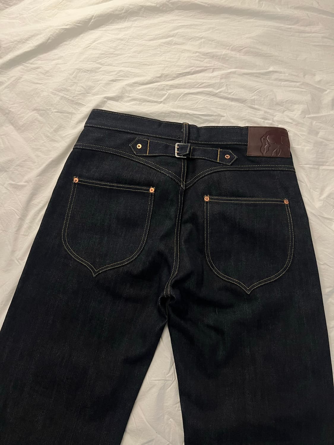 yuremane 18oz 셀비지 데님 / 2사이즈 (32) / 인디고 상품이미지8