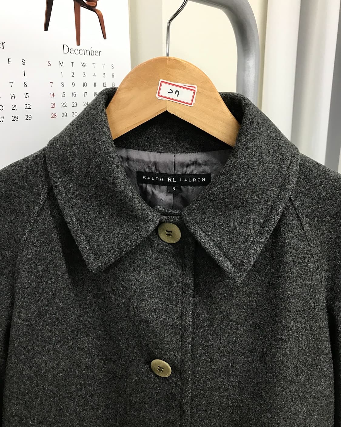 폴로 랄프로렌 캐시미어 하프 코트 상품이미지2
