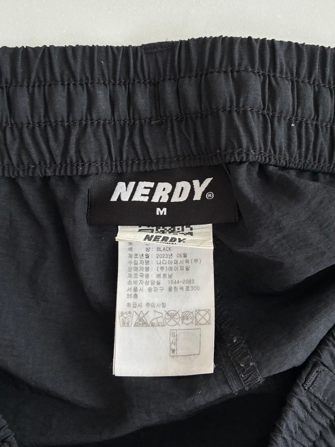 M) 널디 투웨이 나일론 카고 팬츠 블랙 상품이미지4