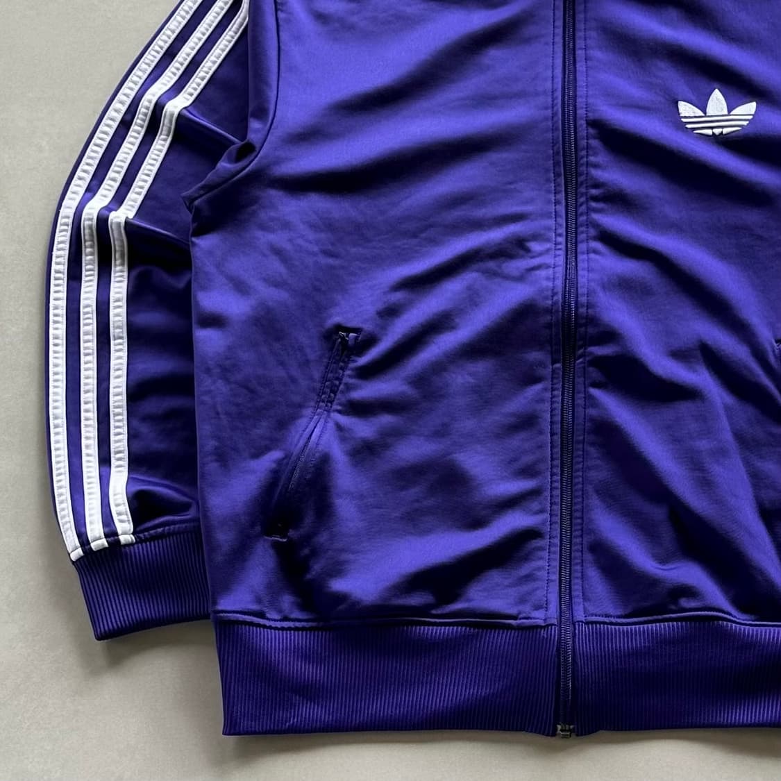 [XL]아디다스 구형 파이어버드 퍼플 트랙탑 져지 상품이미지3