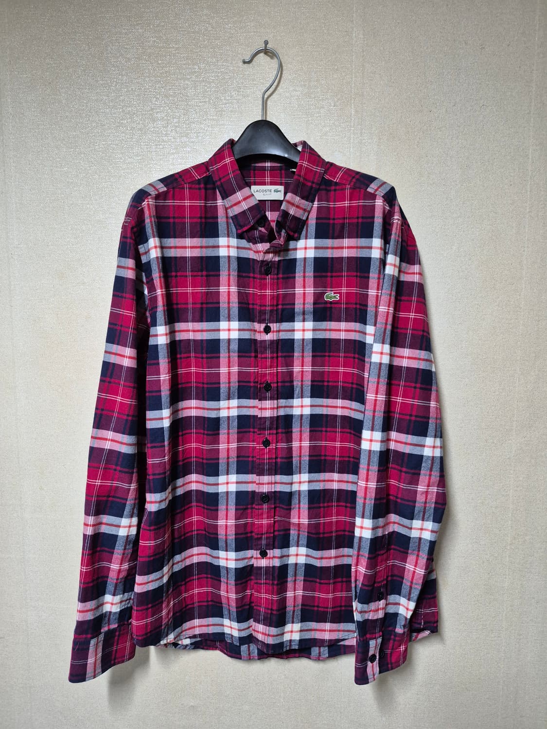 라코스테 플란넬 체크셔츠 상품이미지1