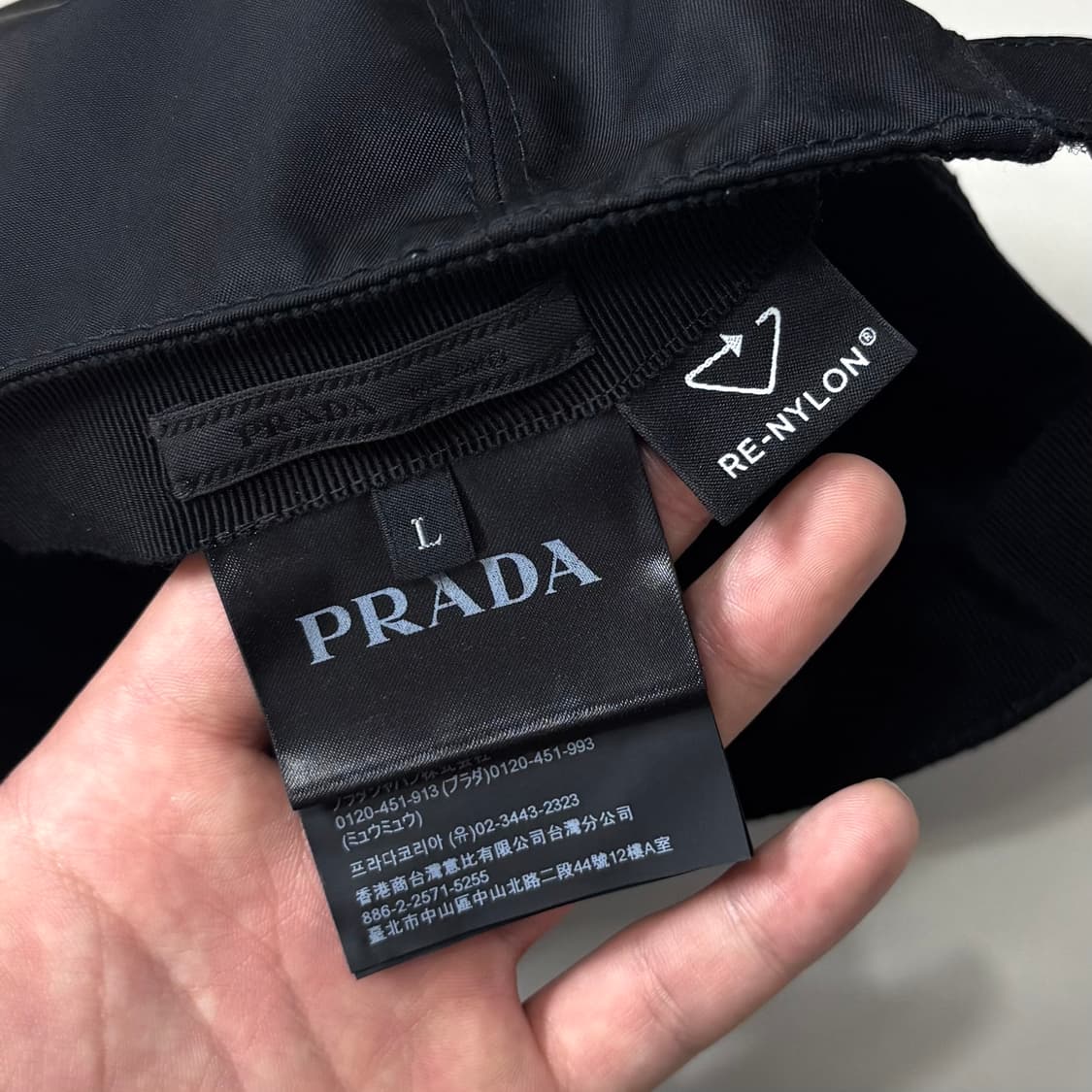 [정품/당일출고]프라다 삼각로고 리나일론 볼캡 상품이미지3