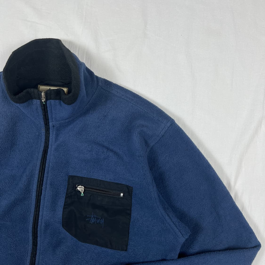 90‘s 스투시 stussy 로고 플리스 집업 자켓 상품이미지3