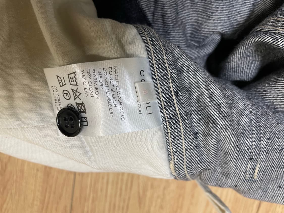 코모리 벨티드 팬츠 네이비 3사이즈 상품이미지2