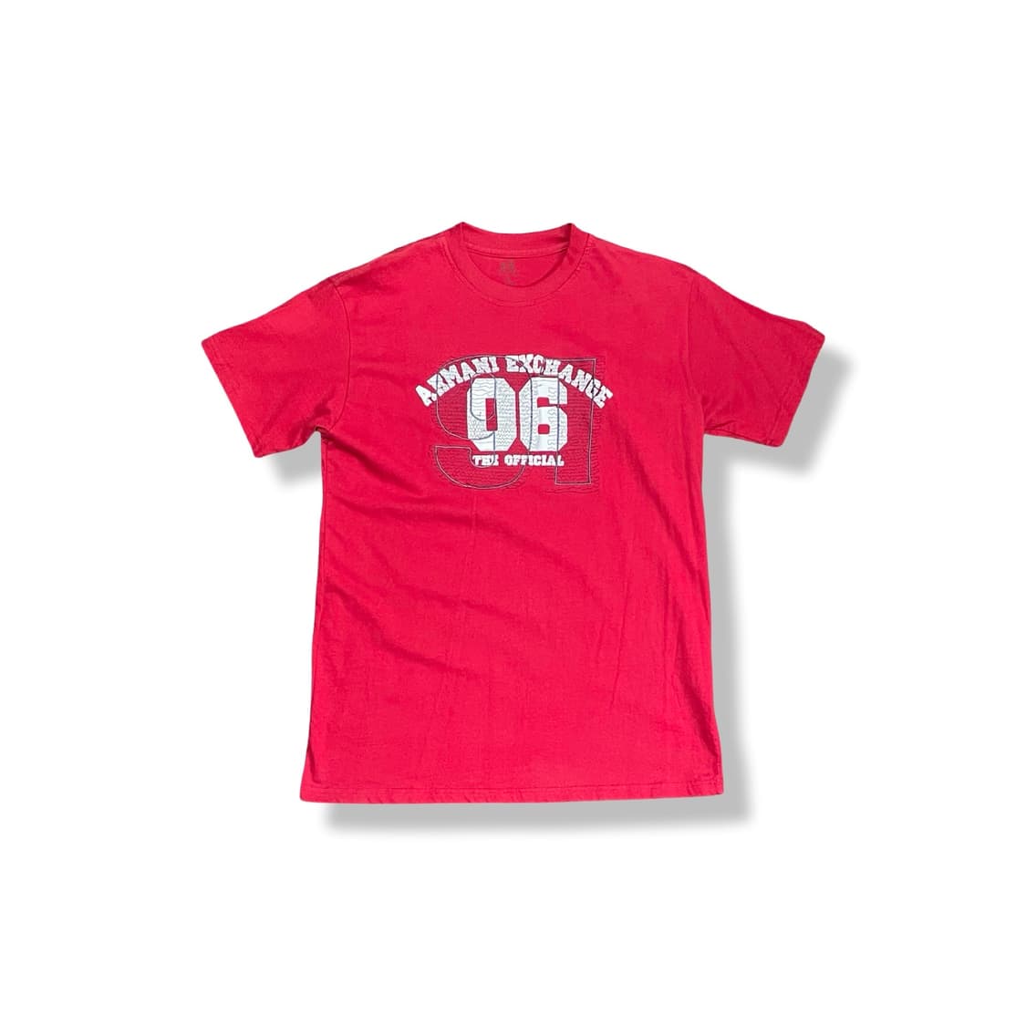 [M] 아르마니 익스체인지 96 레드 빈티지 반팔티 상품이미지1