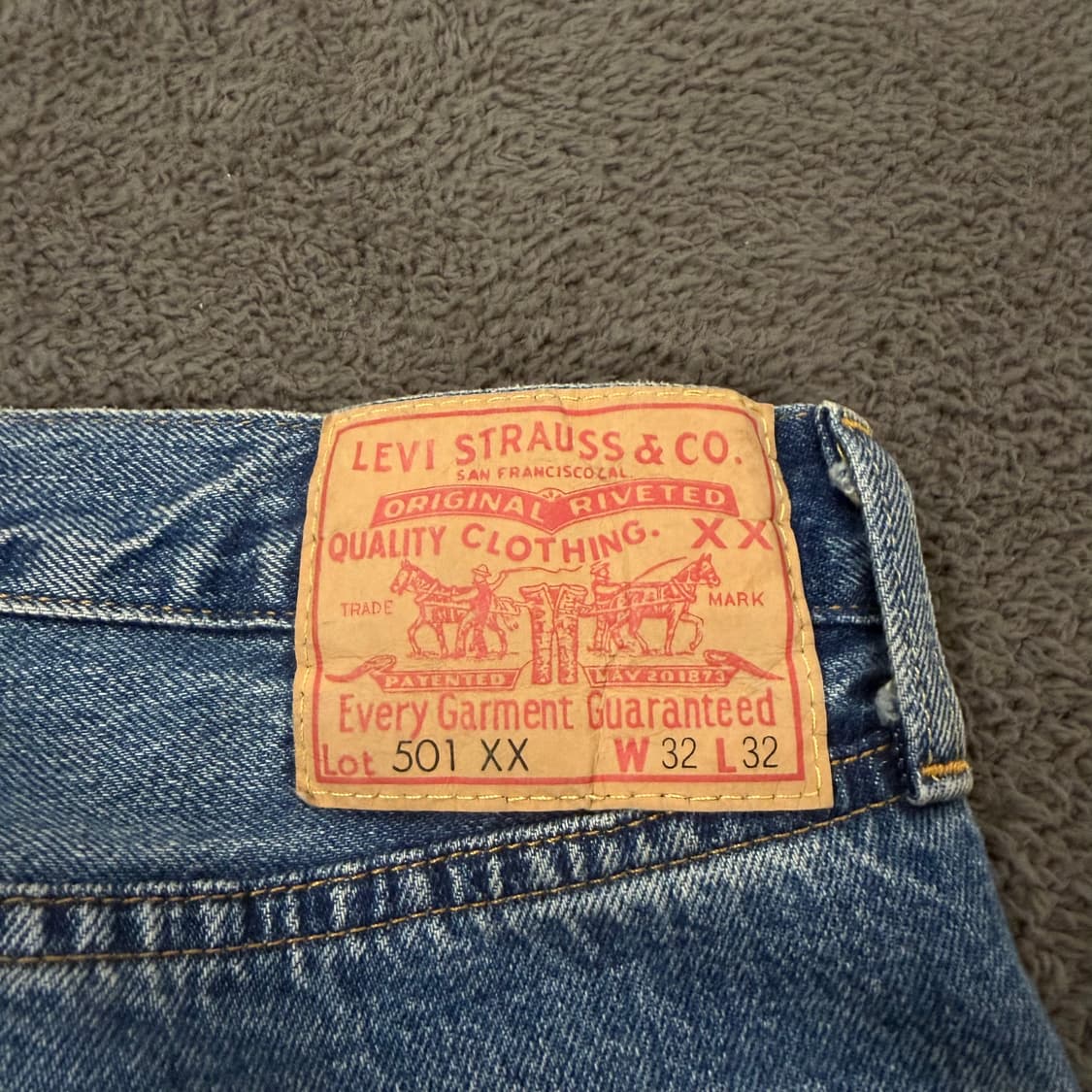 [정품/32] 리바이스 LVC 501XX 빅E 셀비지 데님 팬츠 상품이미지4