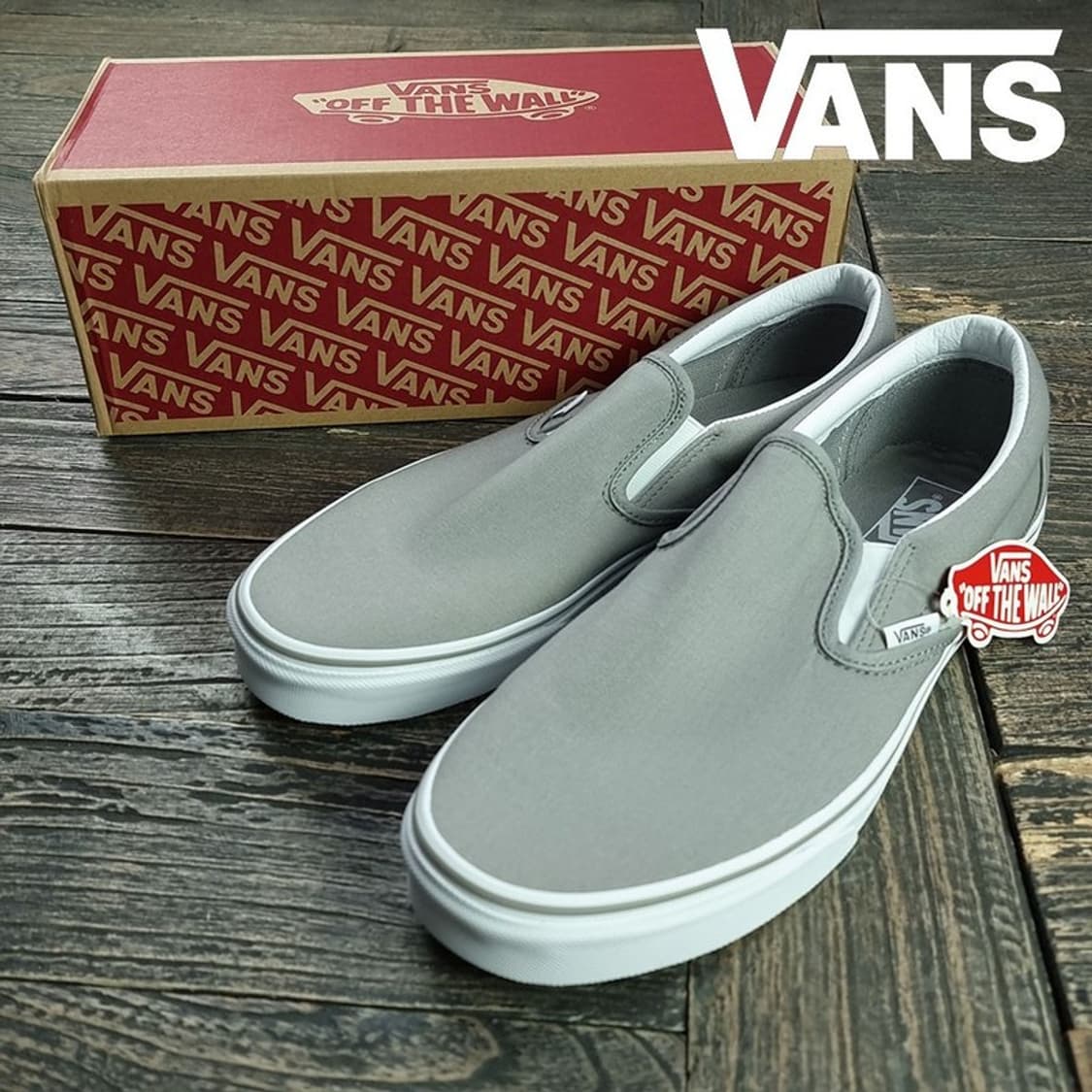 [반스](새상품) 슬립온 그레이 M19385 상품이미지1