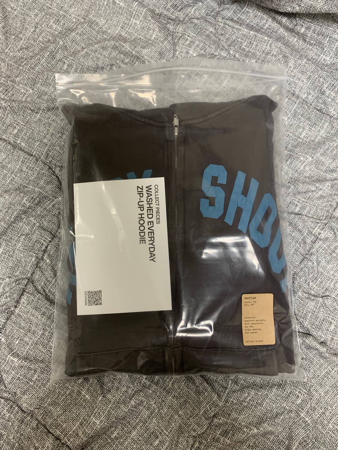 컬렉트피시스 집업 후드 M 상품이미지2