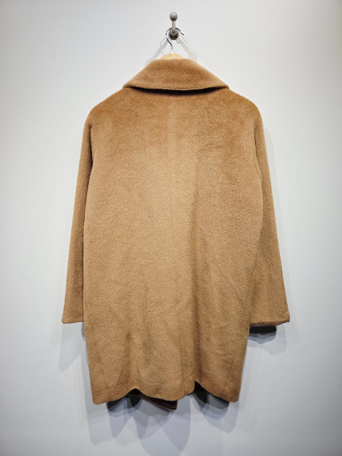 타임(TIME) 라마 혼방 카멜 하프 코트 상품이미지6