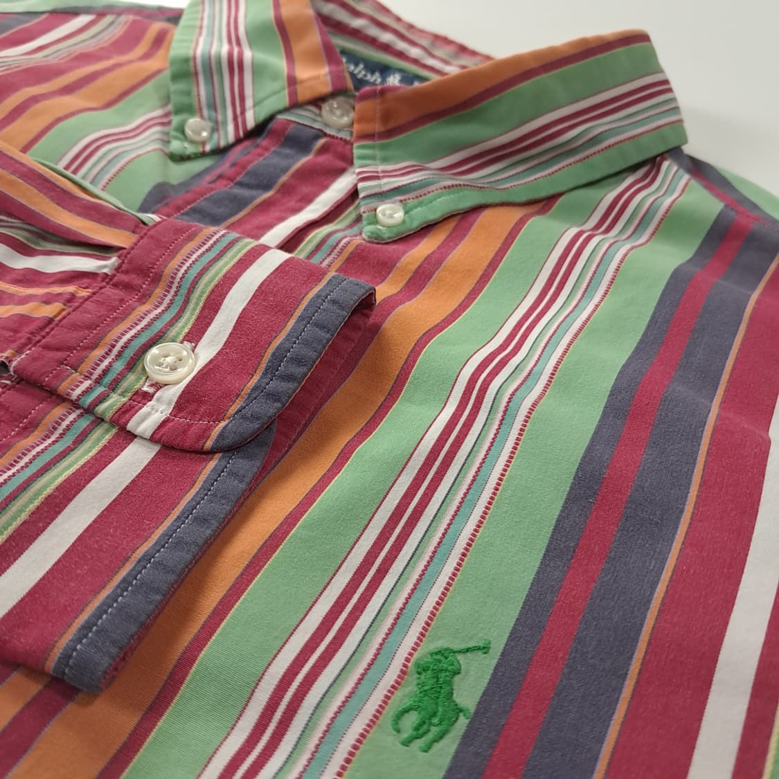 CK356 XL 폴로 00s 올드스쿨 스트라이프 셔츠 남방 상품이미지4