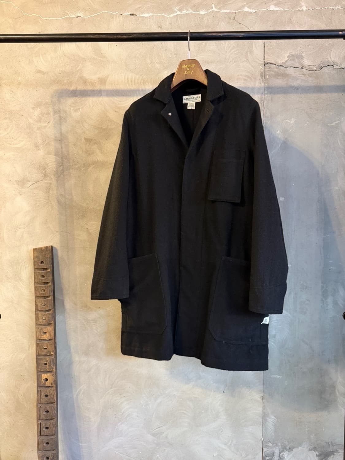 사사프라스 헤비멜톤울 코트 100 상품이미지9