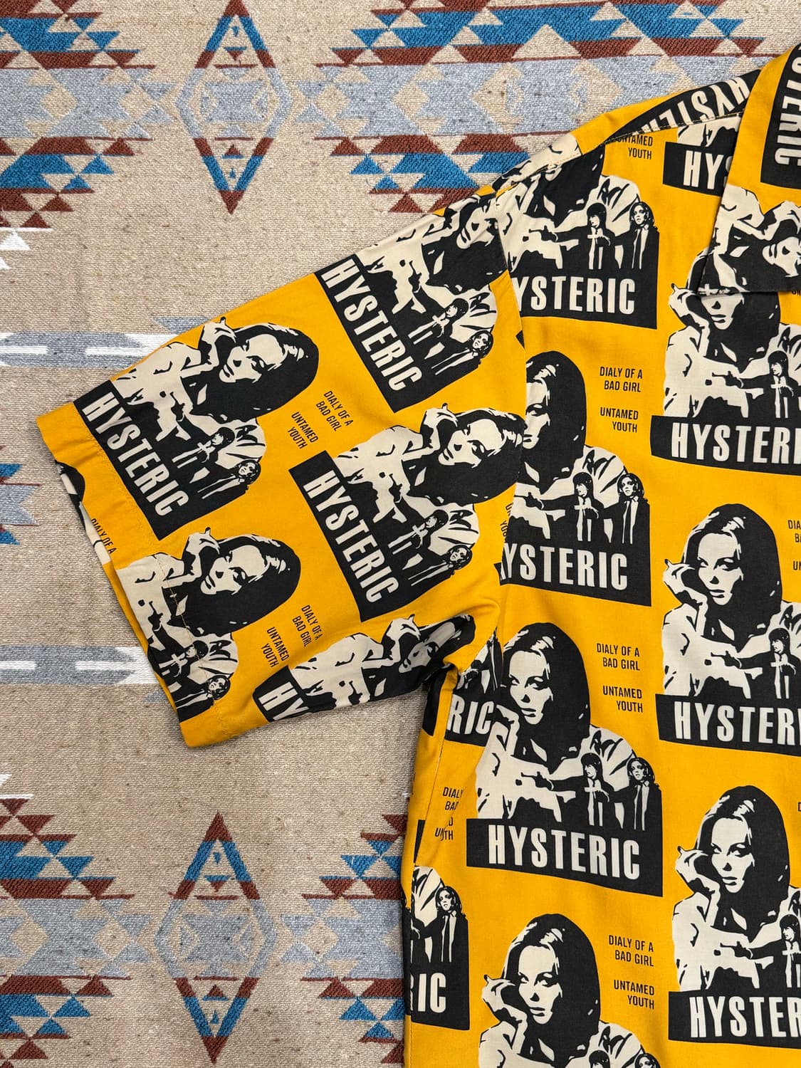 [L] 히스테릭글래머 픽션 알로하 셔츠 옐로우  상품이미지3