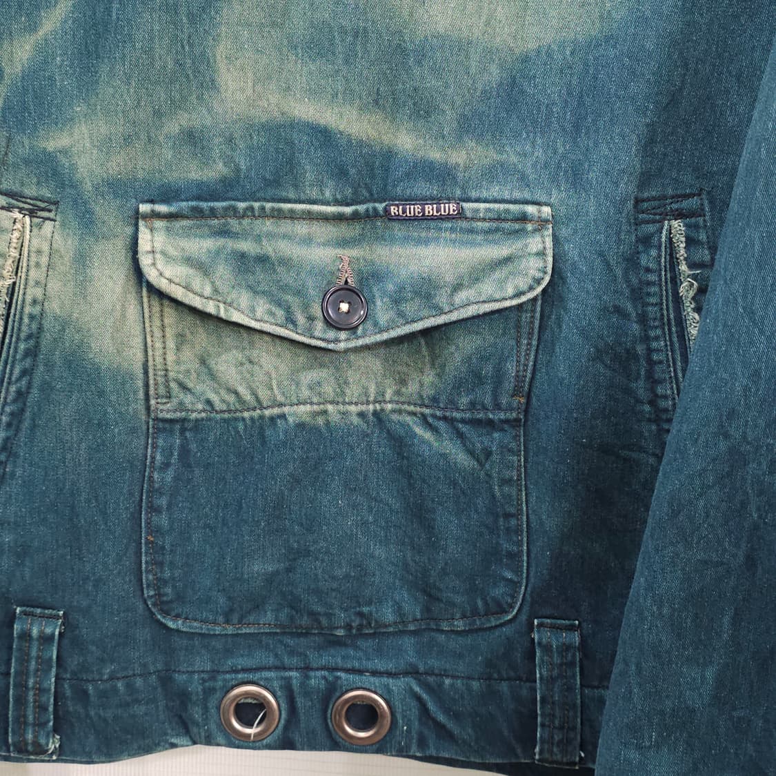 빈티지 BLUE BLUE JAPAN 데님 아노락- S사이즈 상품이미지3