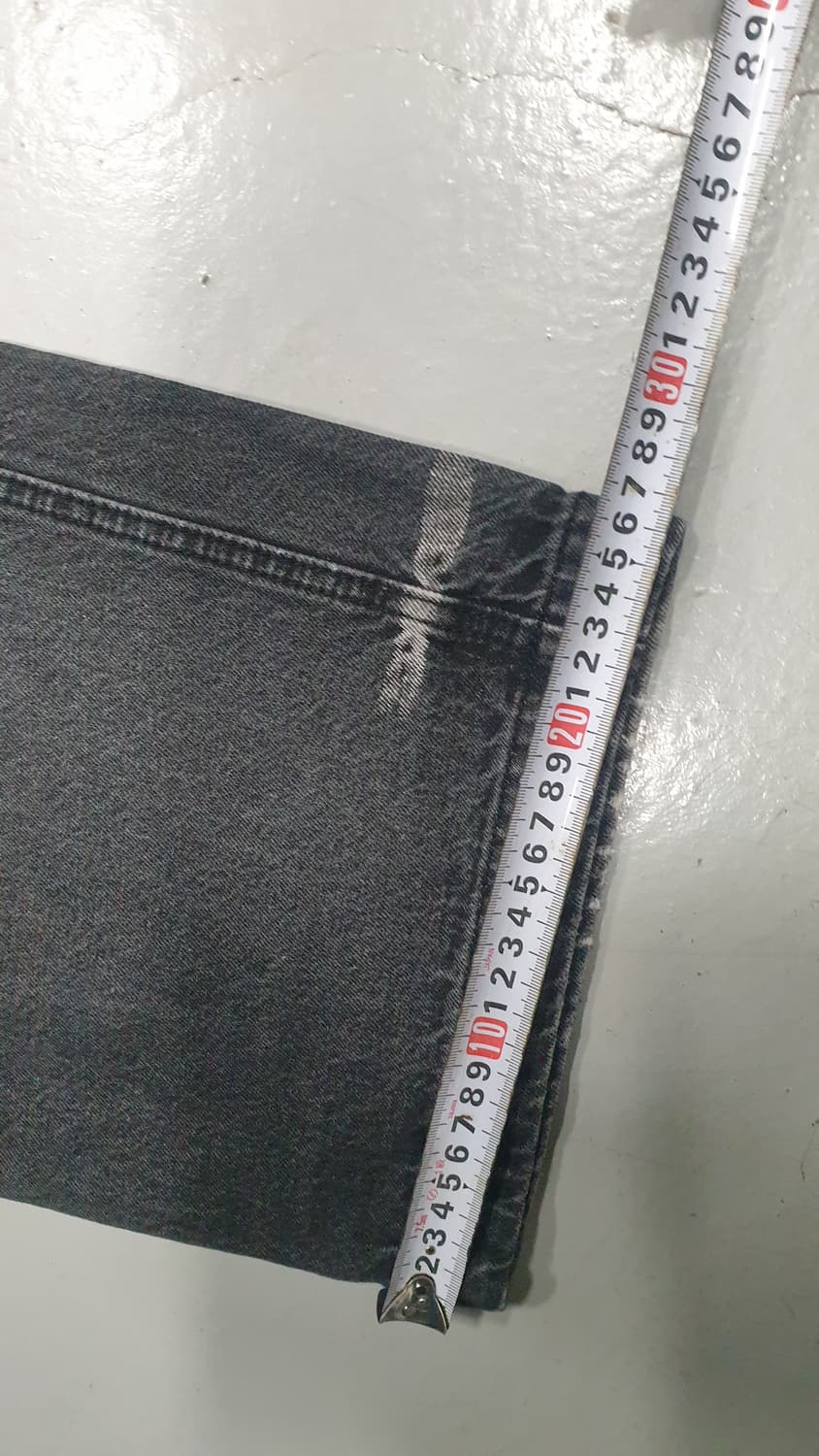 메종미네드 데미지 워싱 와이드 데님 48 상품이미지8