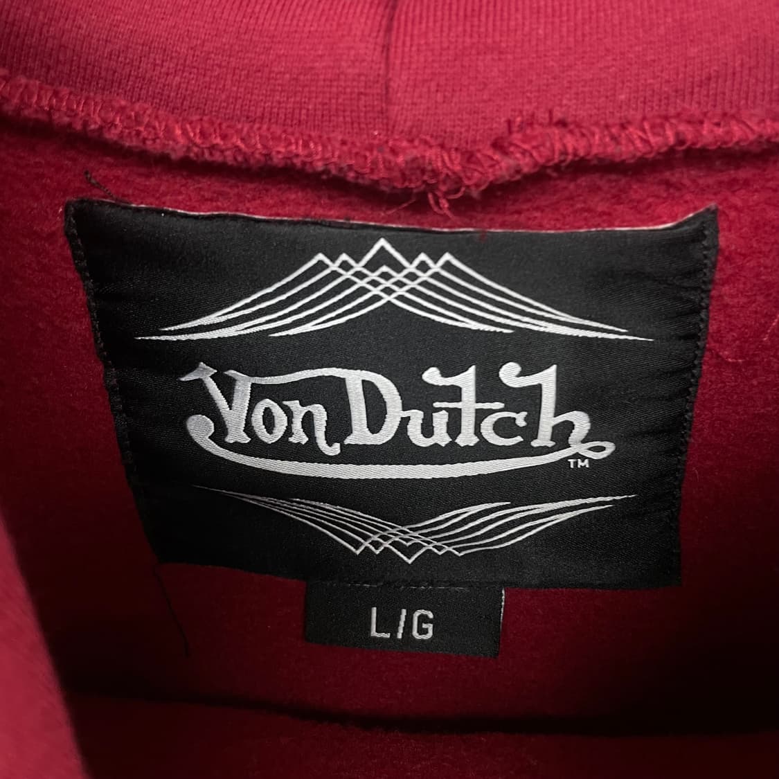 Von Dutch Big Logo Hoodie 상품이미지5