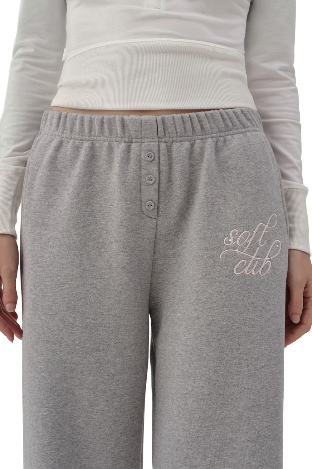 클리시어 Every moment straight pants, Gray 상품이미지2