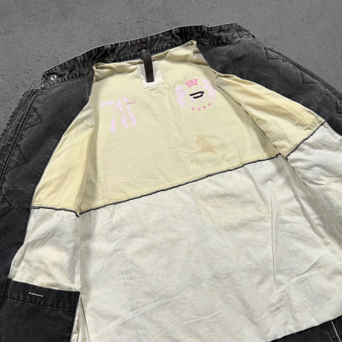 디젤 피그먼트 다이드 라이더 바이커 자라이 상품이미지5