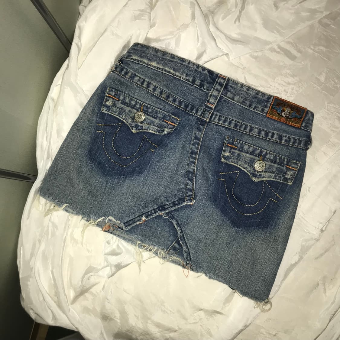 True Religion 트루릴리전 데님 미니스커트 상품이미지2