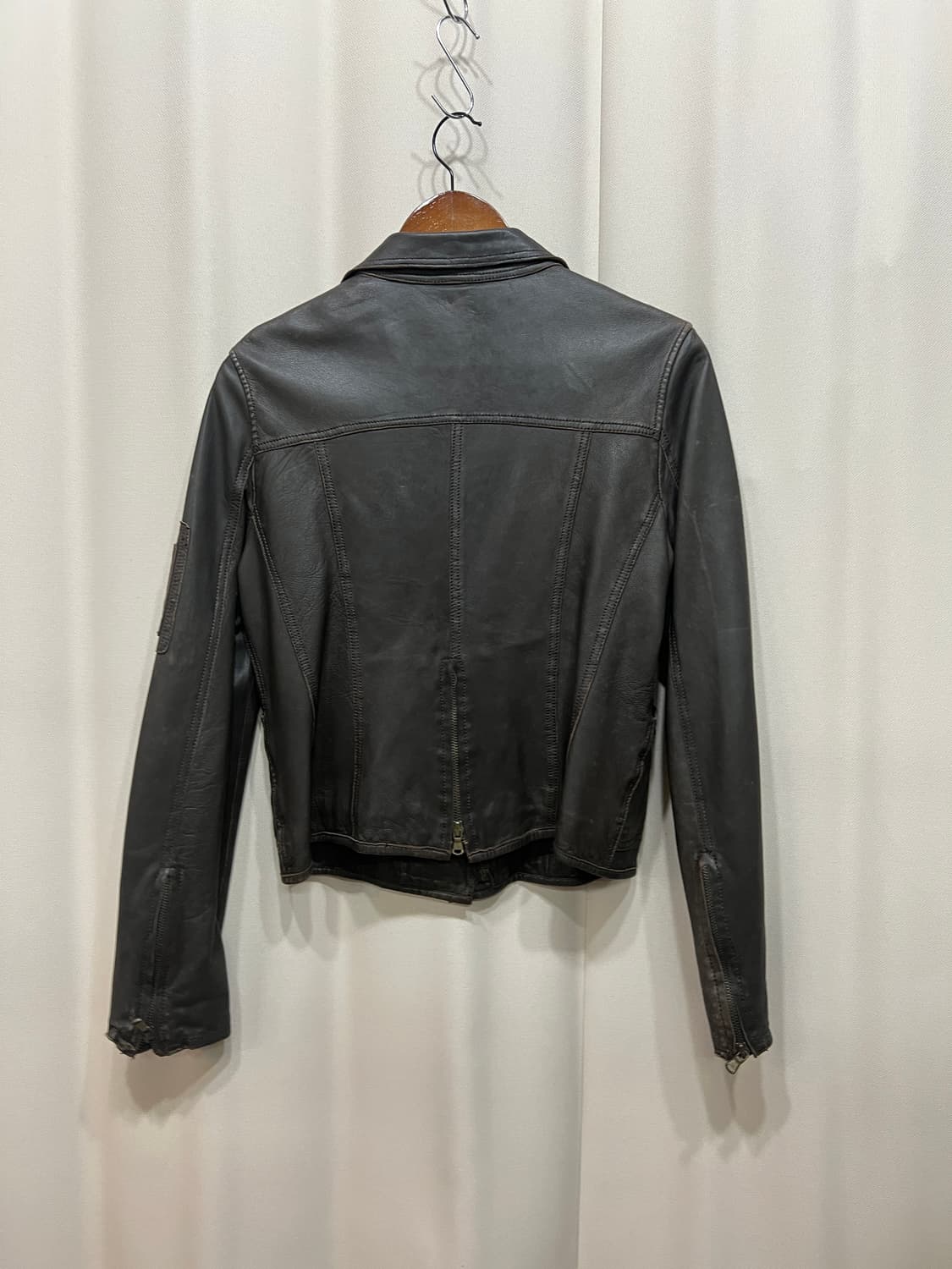 빈티지 양가죽 블루종 자켓 상품이미지4