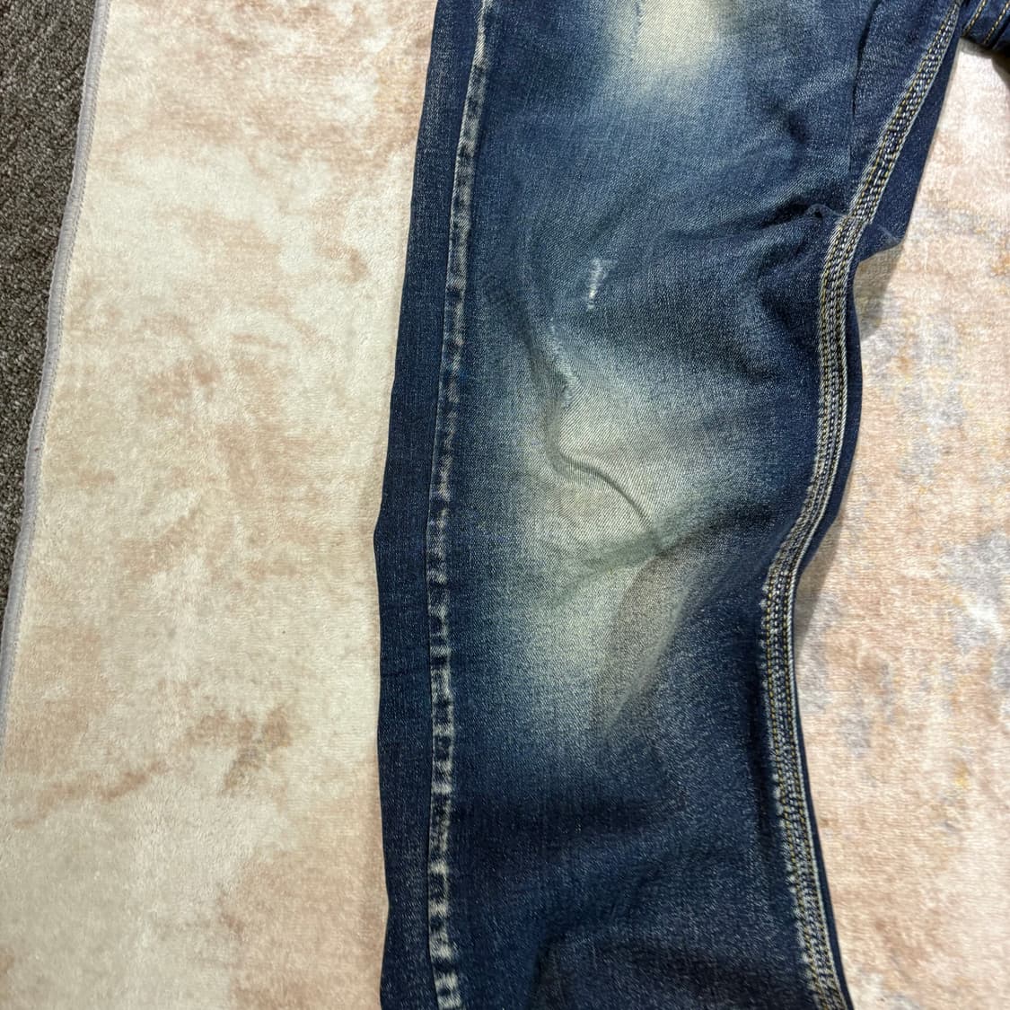 Green banana USA빈티지 자수 데님 팬츠 상품이미지7