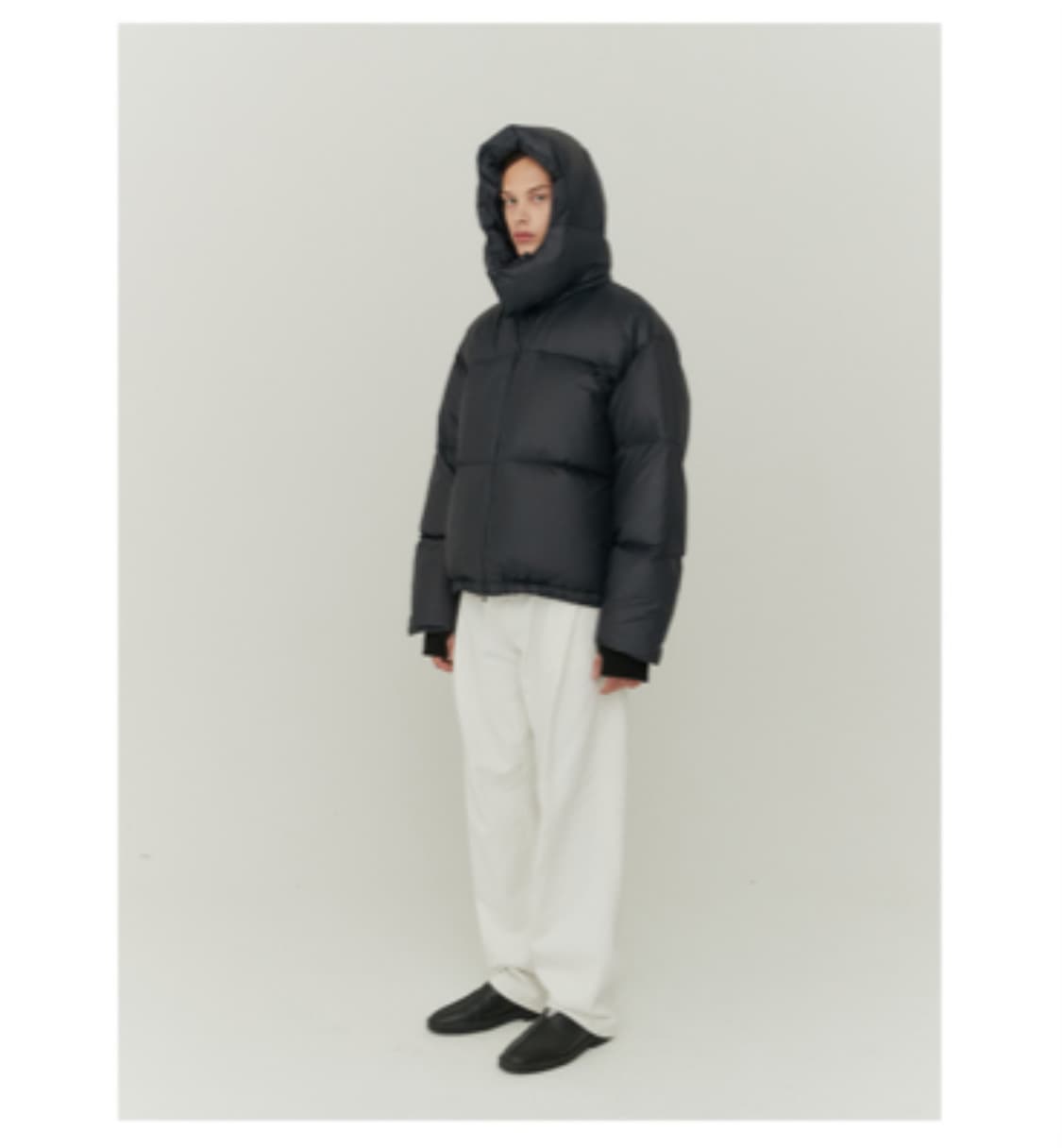 쿠어 클라우드 크롭 패딩 s 상품이미지4