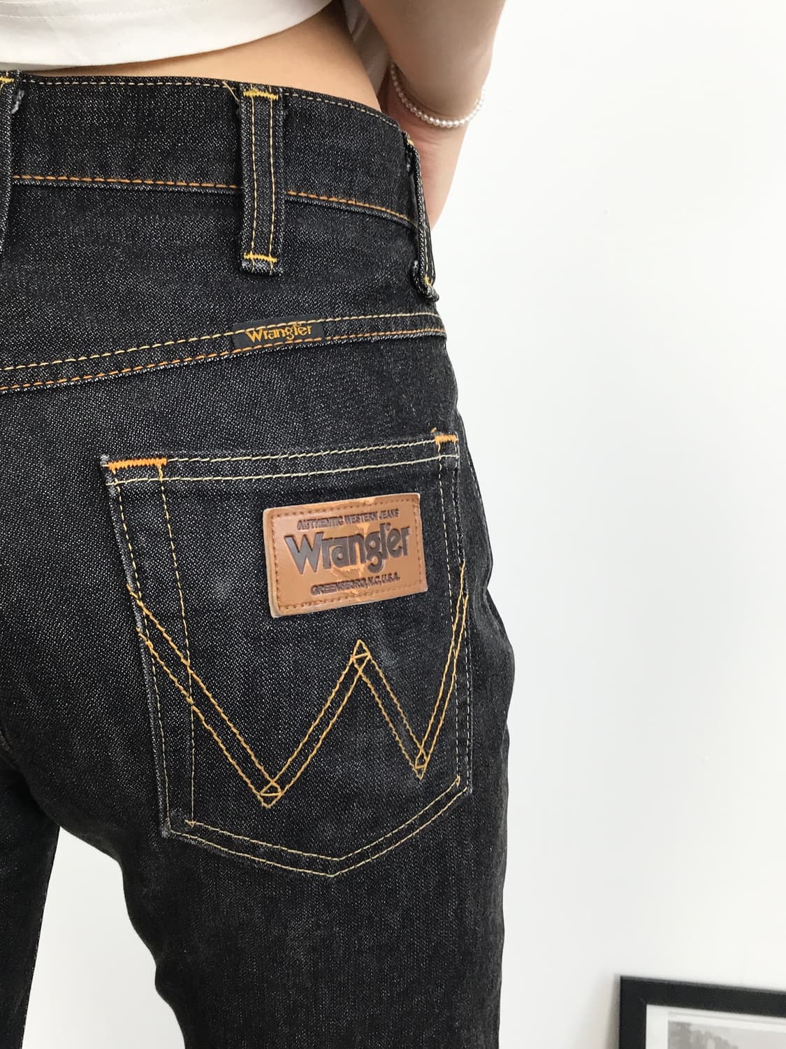Wrangler Indigo Raw Denim Pants 상품이미지4