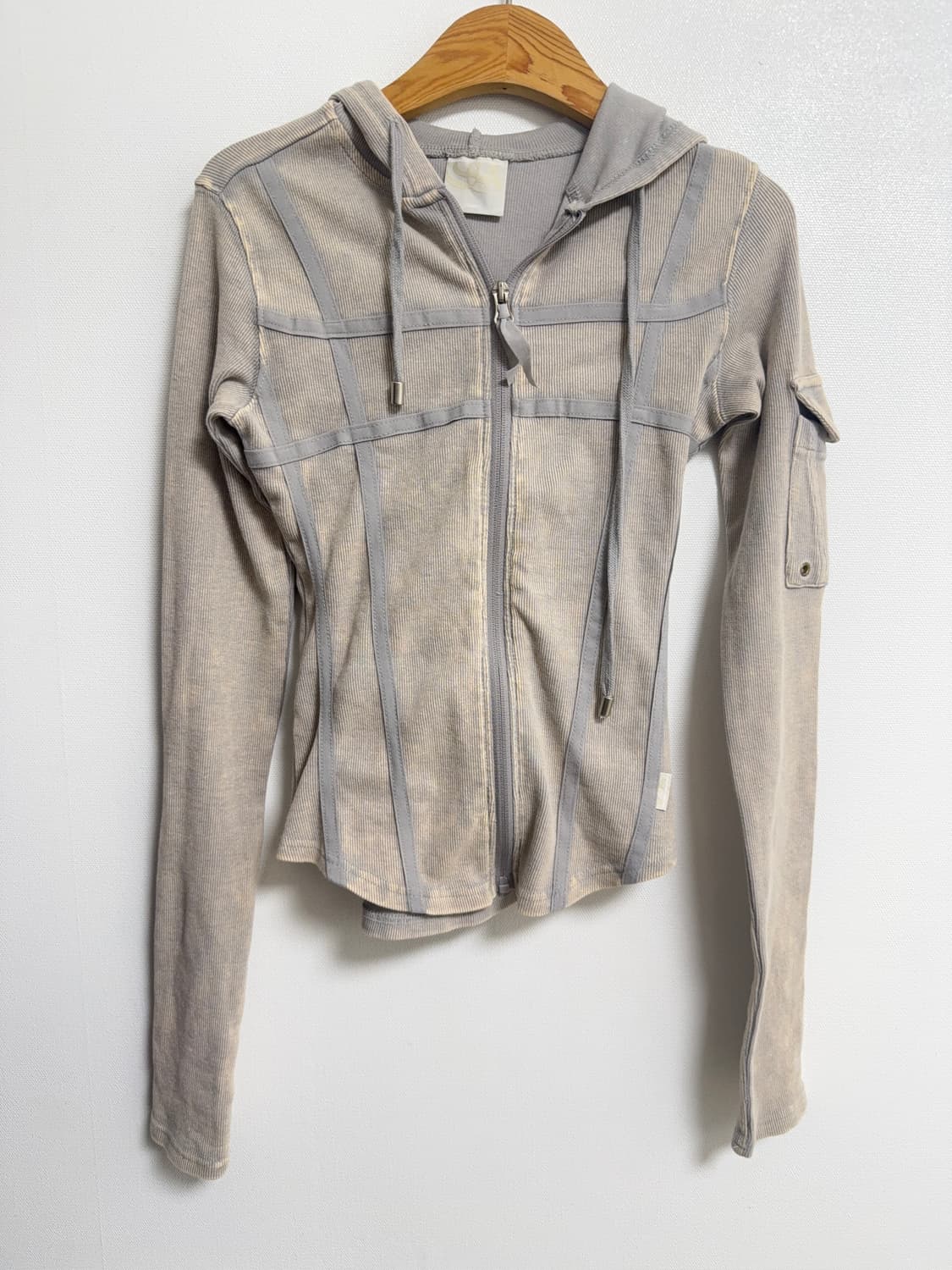 스컬프터 Washed Bondage Hoodie Washed Gray 상품이미지1