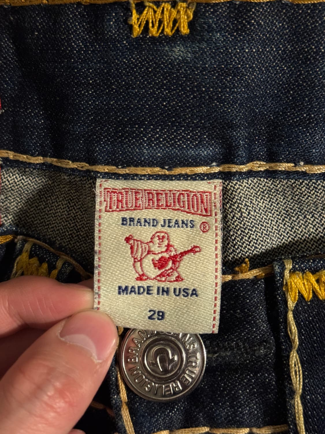 트루릴리전 조이 수퍼 티 부츠컷 데님 팬츠 상품이미지4