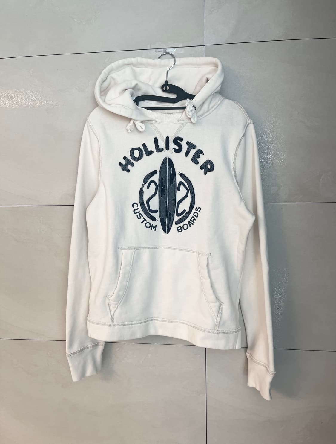 극희귀 홀리스터 스펠로고 화이트 후드티 (S) 상품이미지3