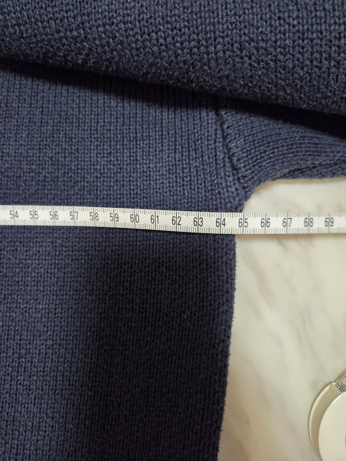 피오갓에센셜 다크 네이비 니트 상품이미지7