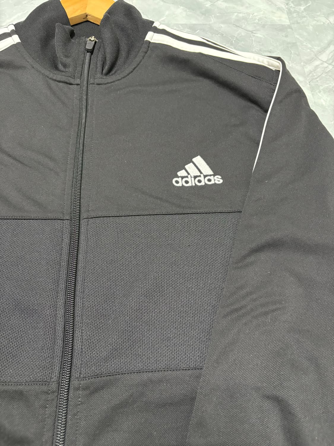 아디다스 삼선 져지 트레이닝 집업 상품이미지2