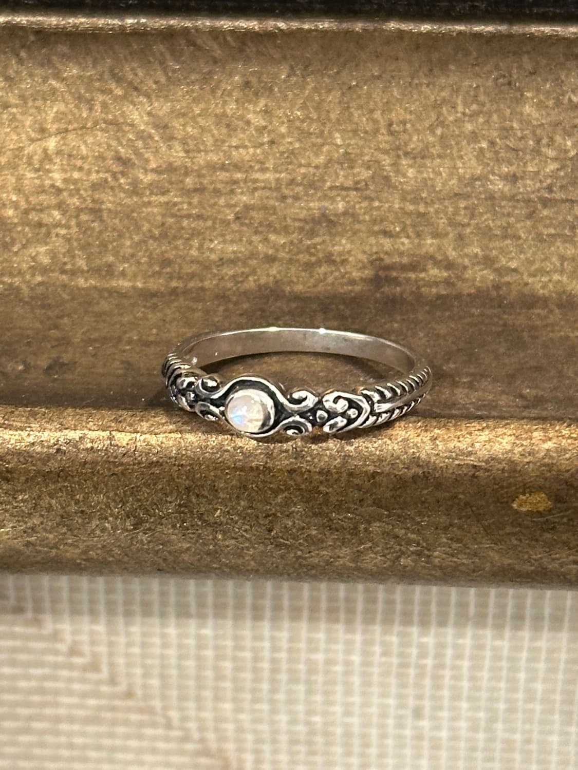 Moonstone antique 925silver ring 상품이미지1