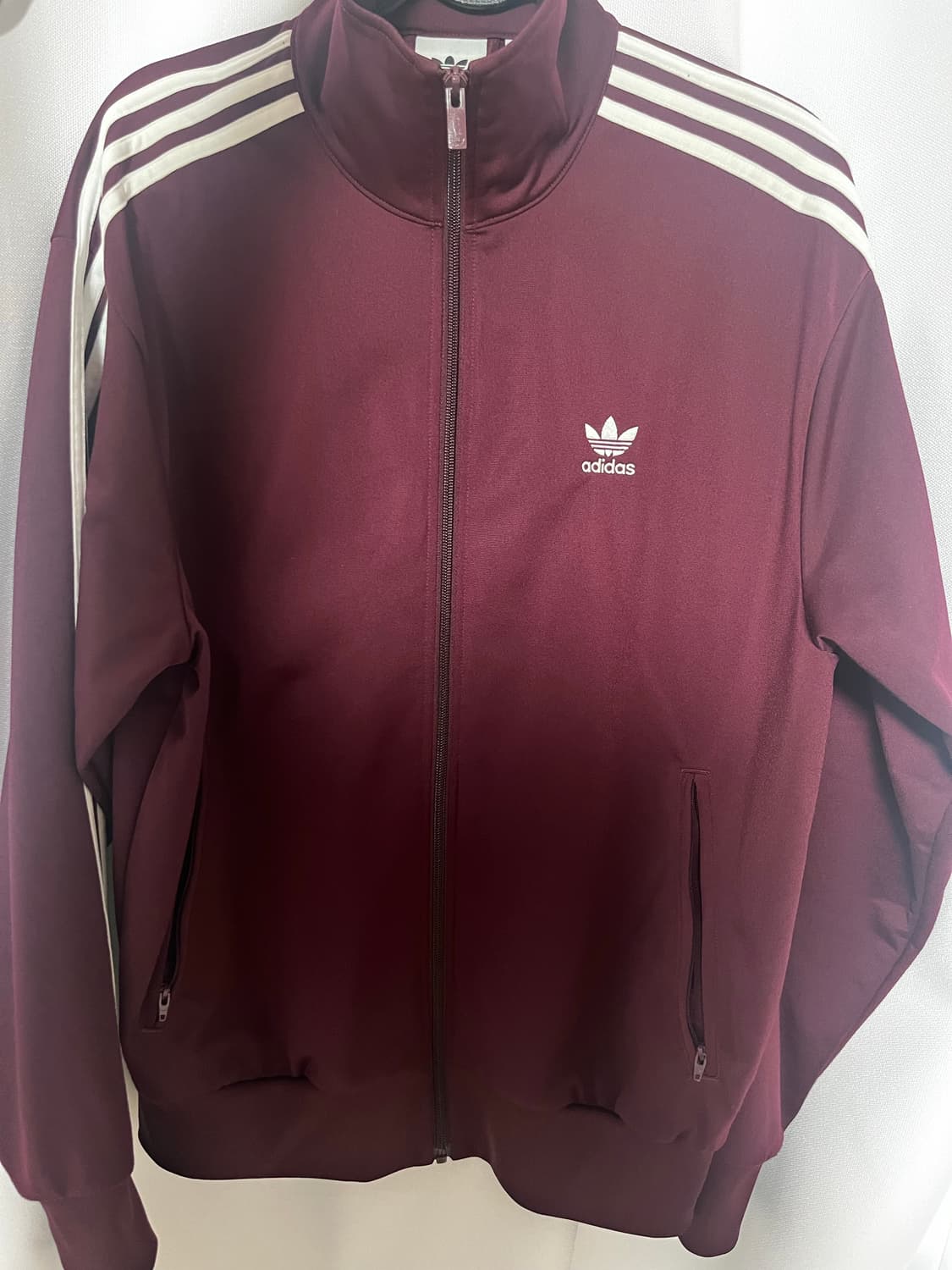 아디다스 져지 파이어버드 트랙탑 마룬 버건디 L 상품이미지1