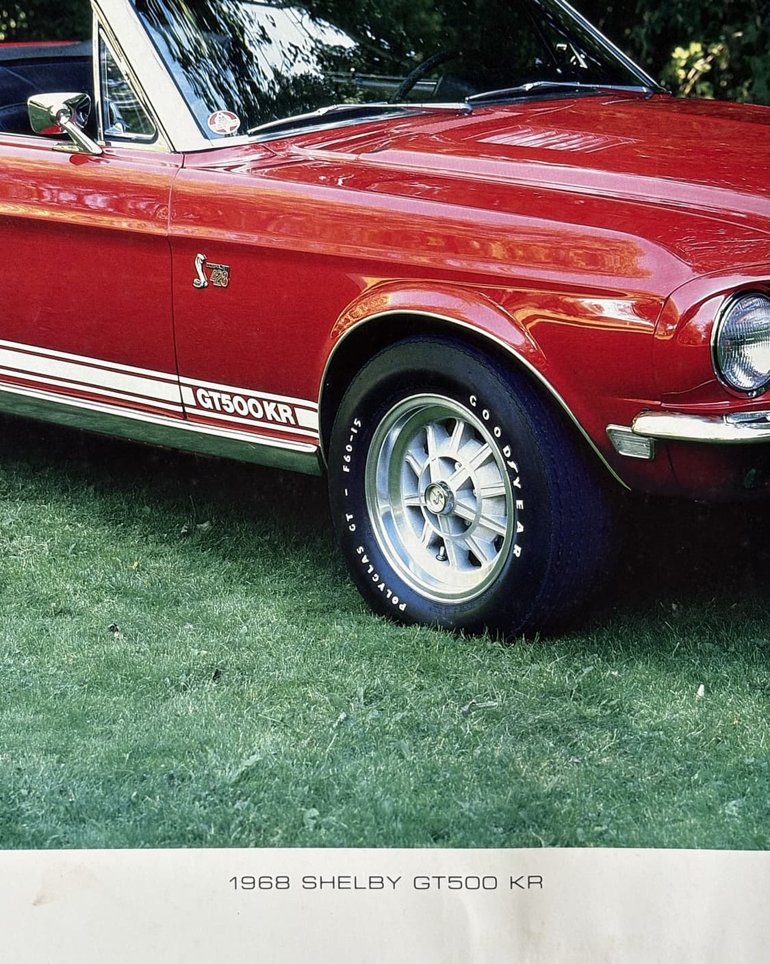 포드 머스탱 쉘비 빈티지 포스터 (액자포함) 상품이미지4