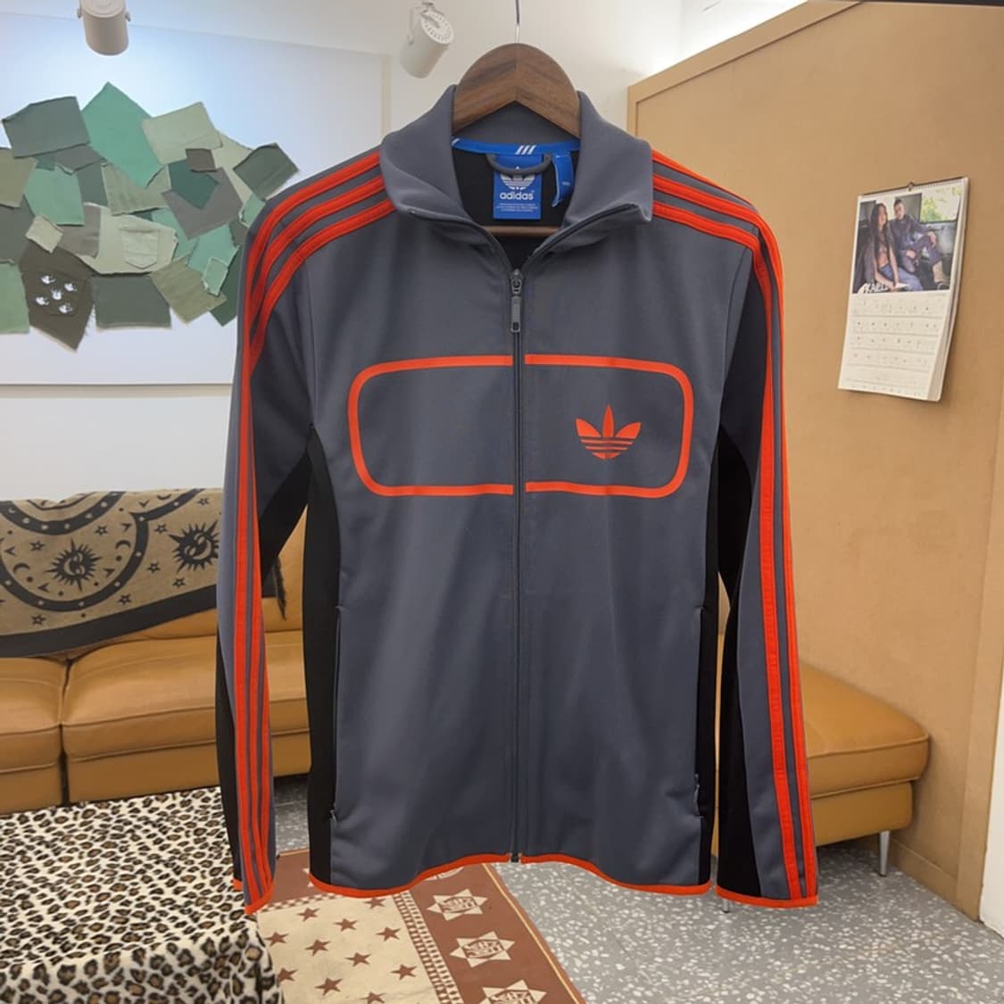 아디다스 레트로 빈티지 스트릿다이버 오렌지 져지 집업 95 C09612 상품이미지3