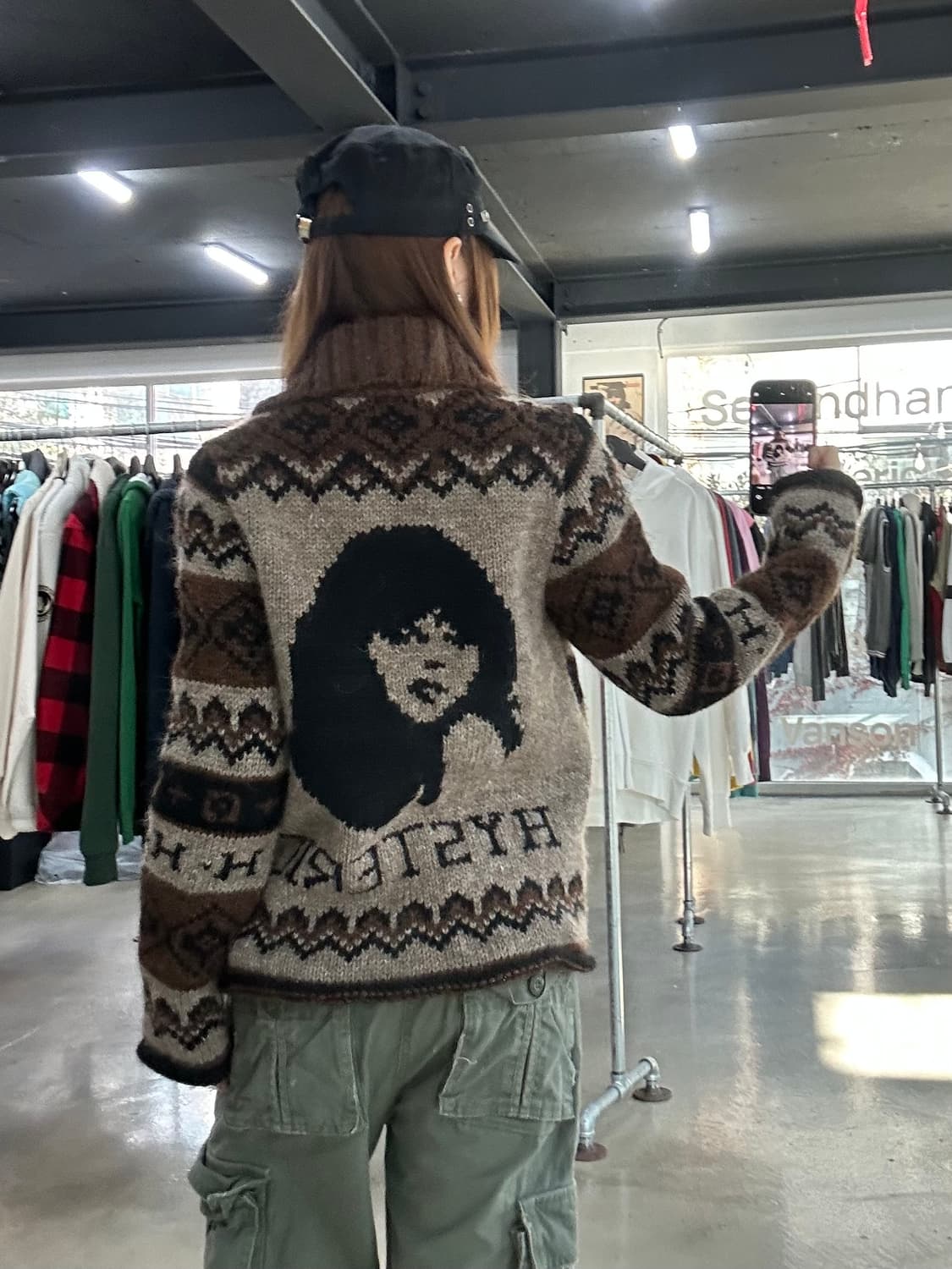 히스테릭글래머 히스걸빅로고 사선지퍼 코위찬 상품이미지1