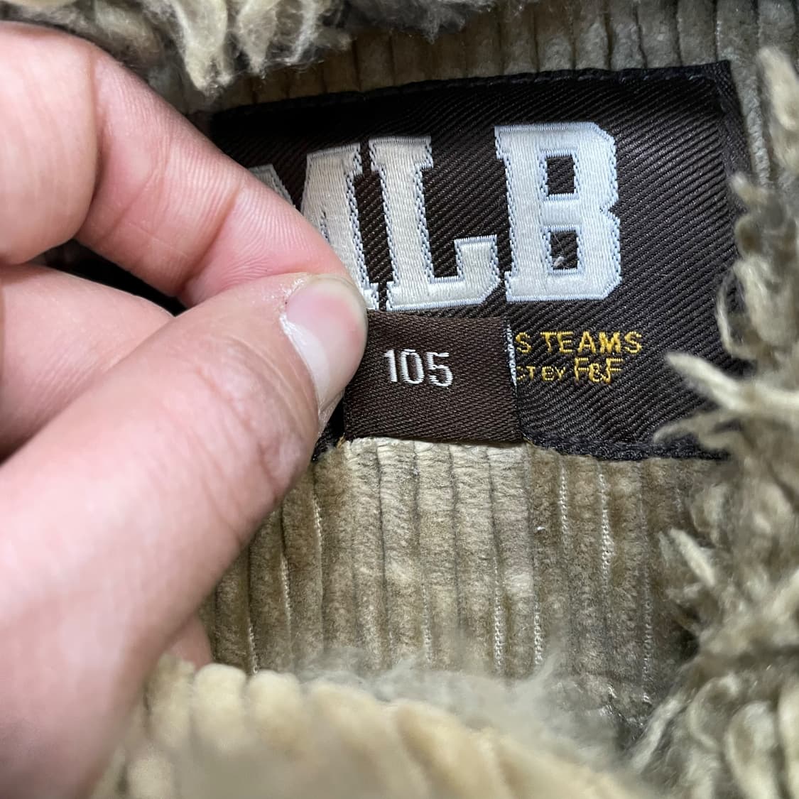 MLB 00s 화이트삭스 코듀로이 후드 자켓 브라운 상품이미지6