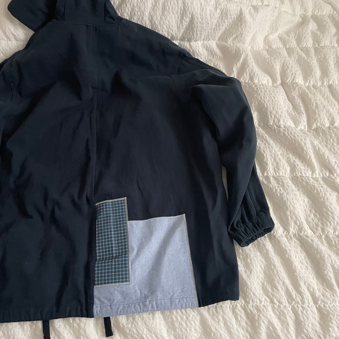 sunnect/ Patchwork Hood Parka 상품이미지2