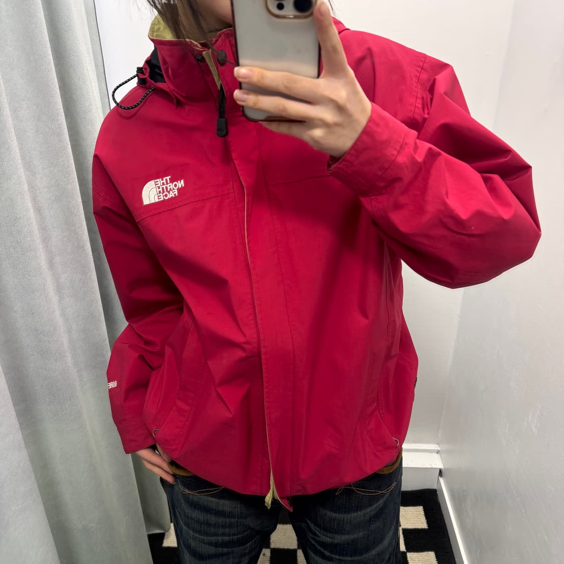 노스페이스 핑크 고어텍스 바람막이 자켓 상품이미지2