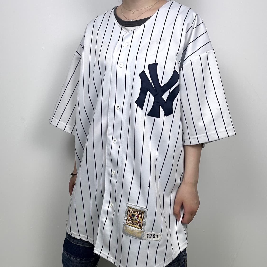 미첼앤네스 NY 뉴욕양키스 베이스볼 져지 상품이미지1
