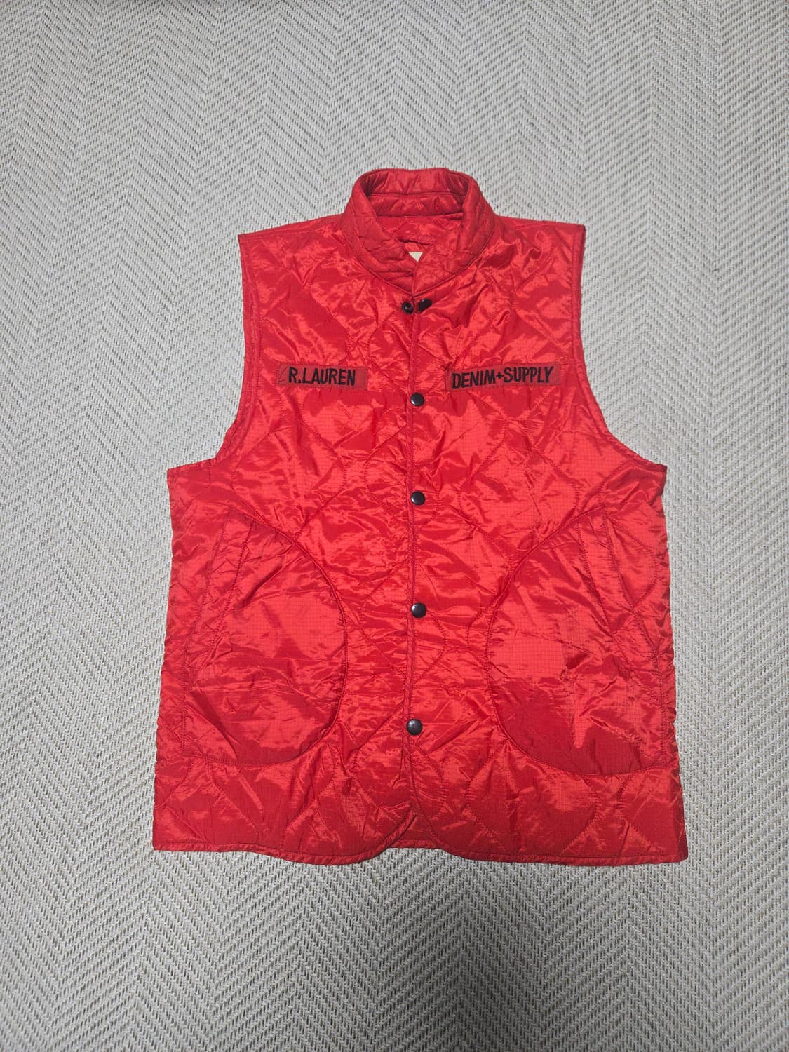 Denim & Supply RL USA Flag Quilted VEST  상품이미지2