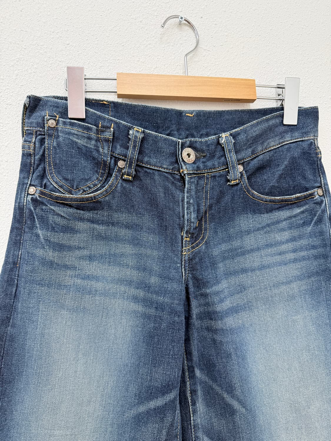 빈티지 리바이스 로우라이즈 하프 와이드 데님 팬츠 상품이미지3