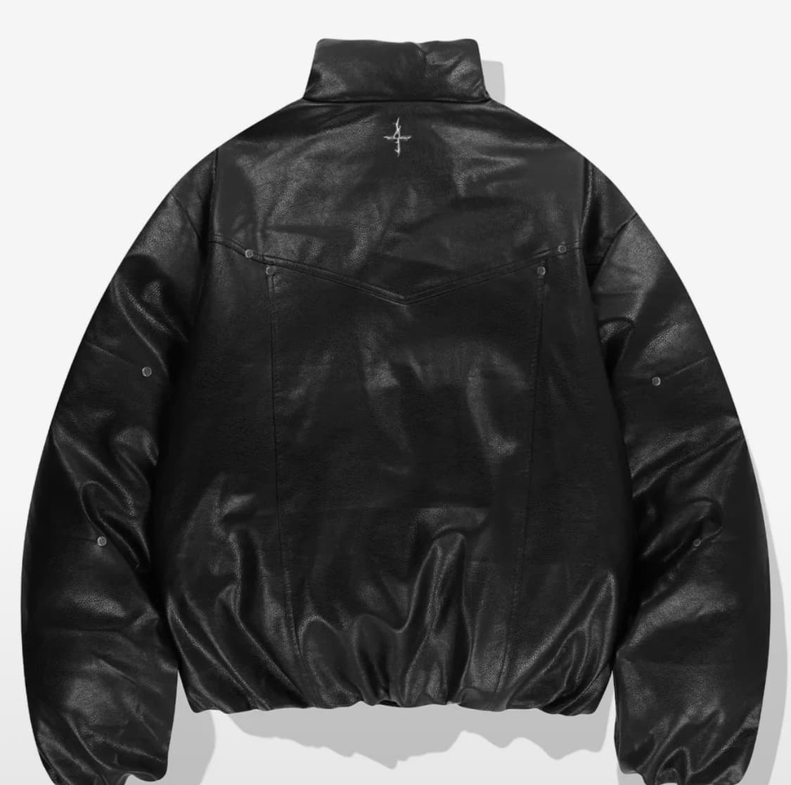 낫포너드 Panel Stud Puffer Jacket - Black 상품이미지2